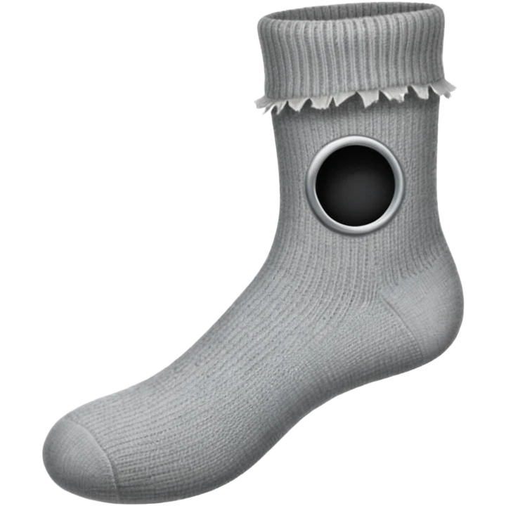 sock with a hole emoji