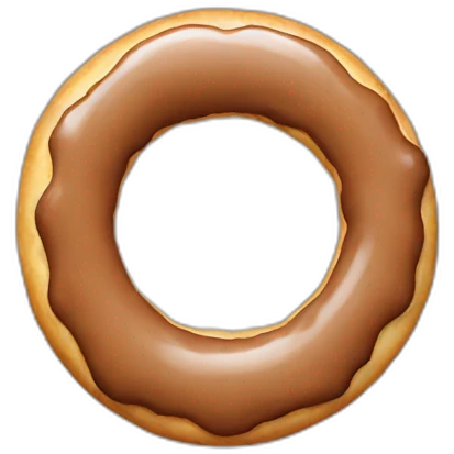 Saluting donut emoji