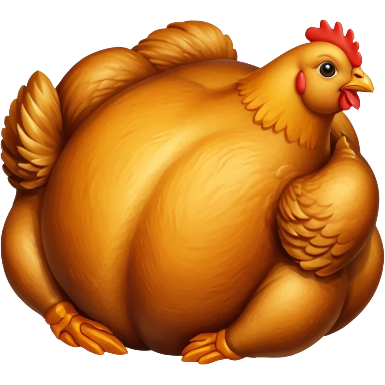 round chicken rost emoji