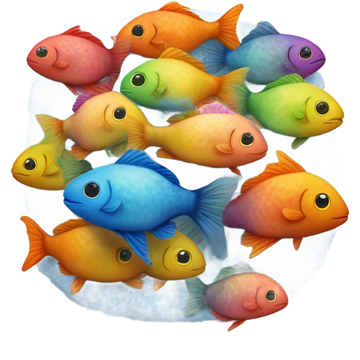 Fish in a bed emoji