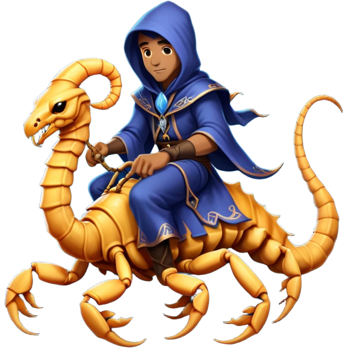 scorpion mounted by sorcerer emoji