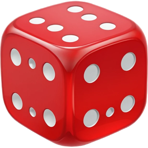 red dice toy emoji