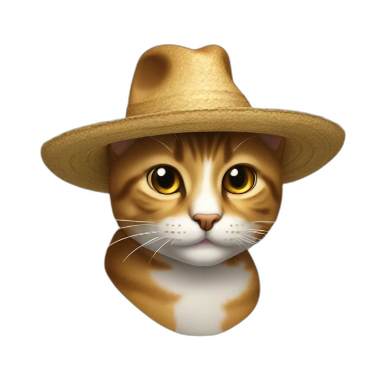 gato con sombrero emoji