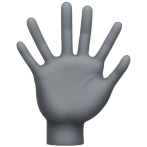 big hand emoji