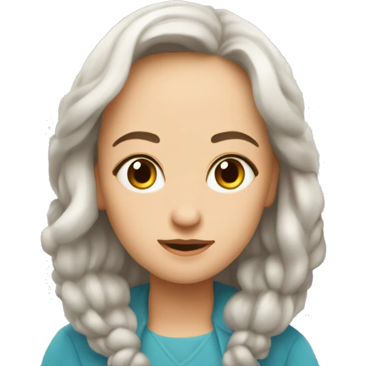 Мама и дочка в любви emoji
