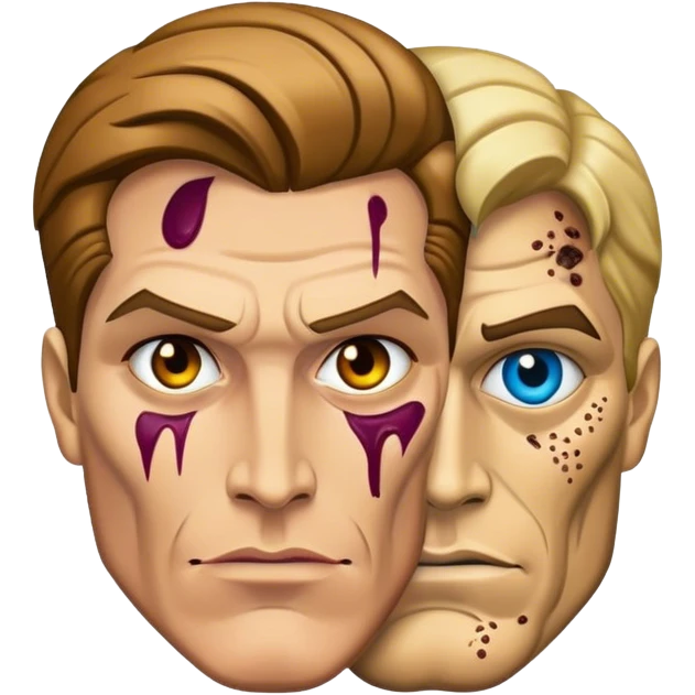 Two-face harvey dent emoji