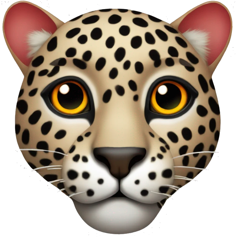 red eyes leopard  emoji