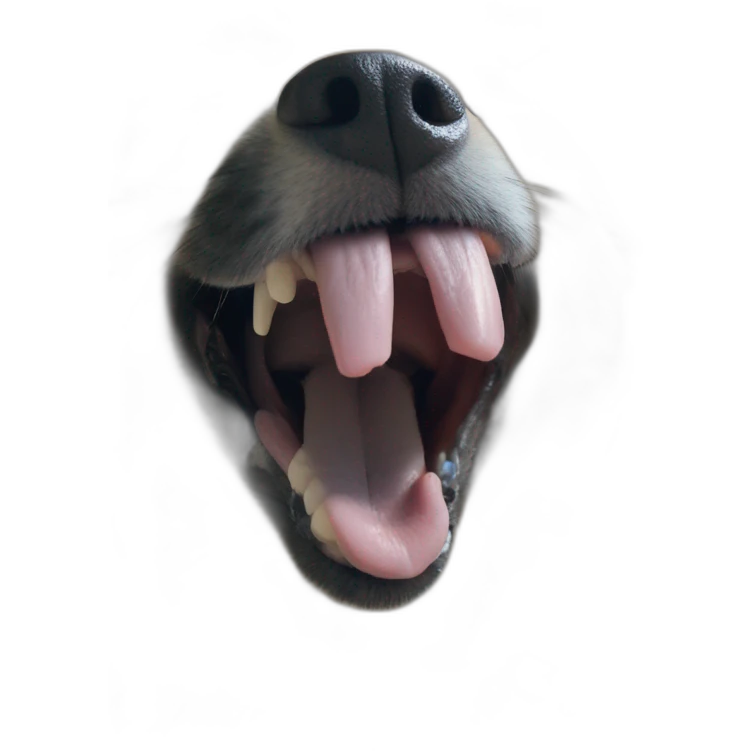 shiba inu sticking tongue emoji