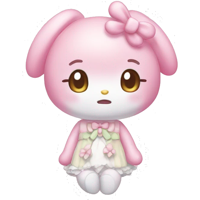 Cute pastel my melody emoji