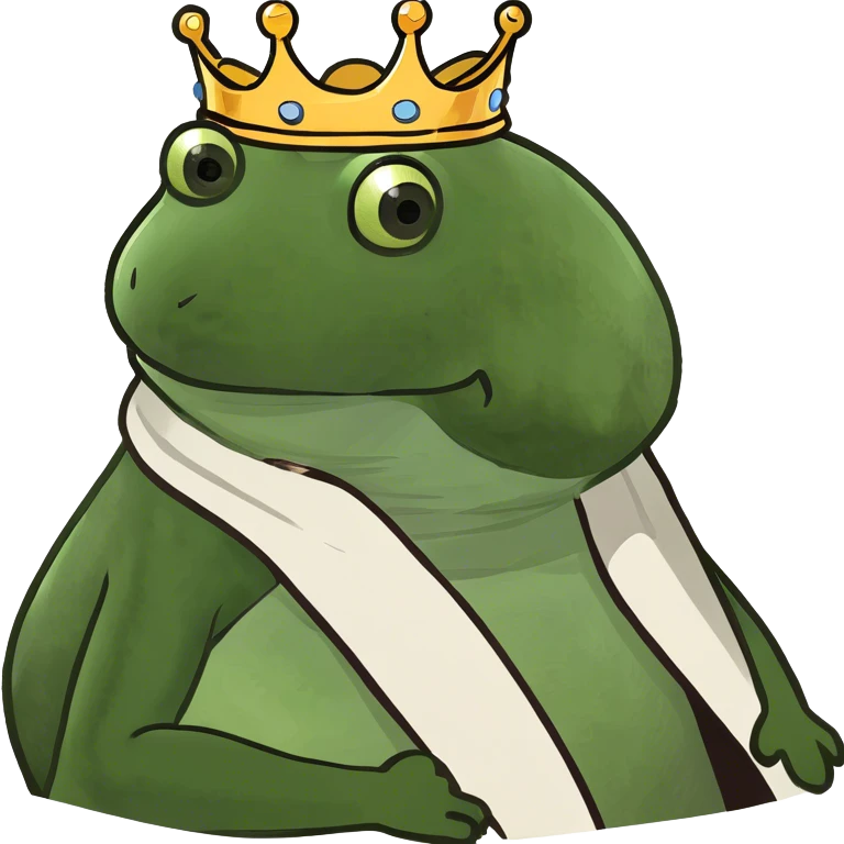 king sitting on throne emoji
