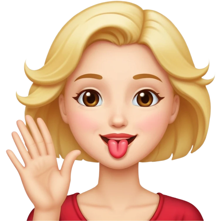 blowing a kiss emoji