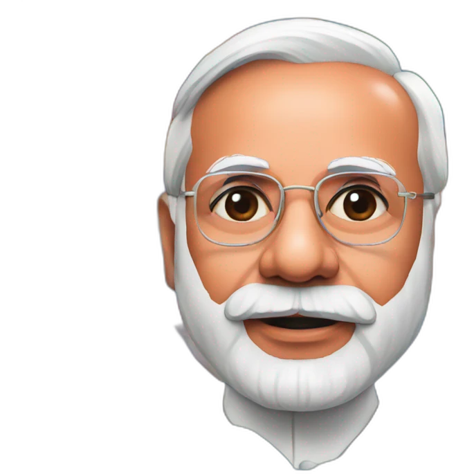 hyper realistic narendra modi lgbtq flag emoji