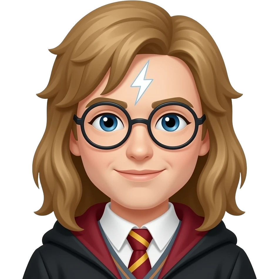 I want a emoji of A wizard with a Lighting Scar emoji
