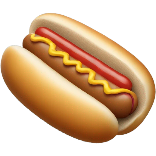 hot dog with grey bread emoji