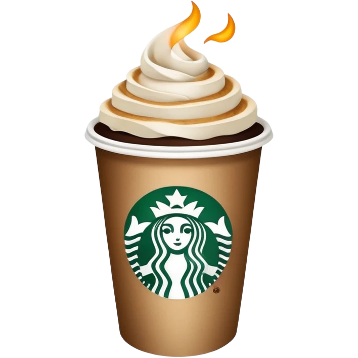 Starbucks coffee emoji