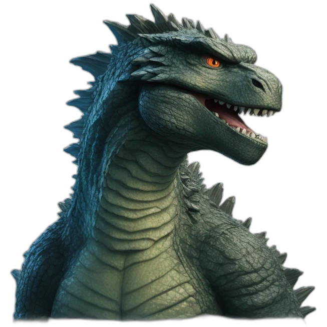 Cinematic Godzilla (proportional)calm (realistic) (Godzilla King of the Monsters, 2019) emoji