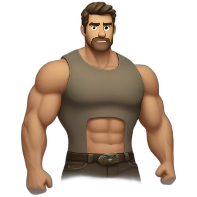 hombre musculoso  emoji