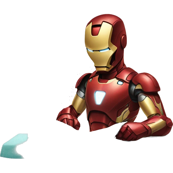 ironman ironing clothes emoji