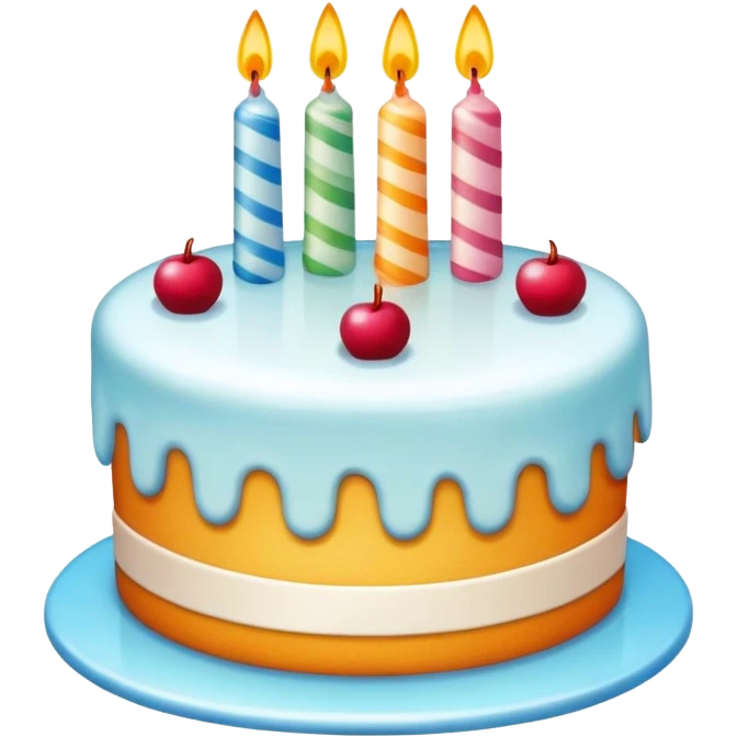 Torta di compleanno  emoji