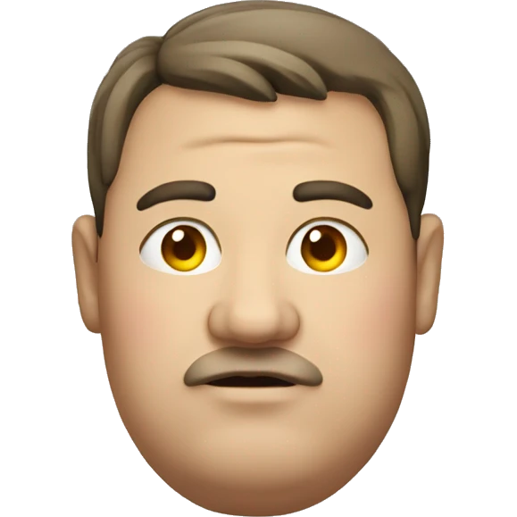 Fat man emoji