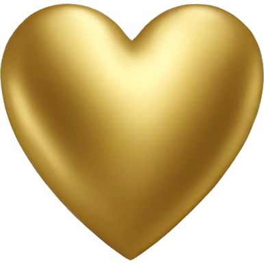 Heart gold lockey emoji