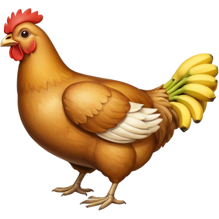 Chicken-banana-chicken emoji