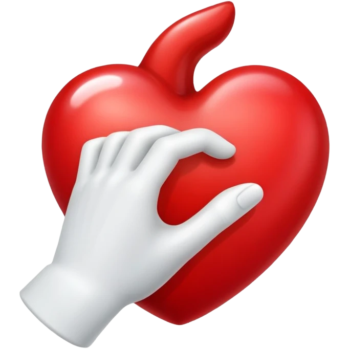 Heart make whand emoji