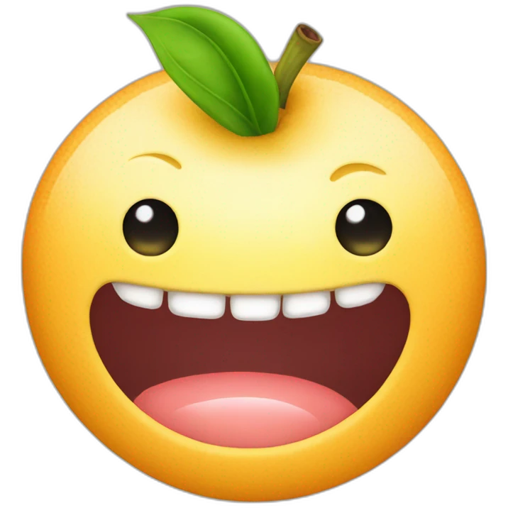 Juice pimple emoji