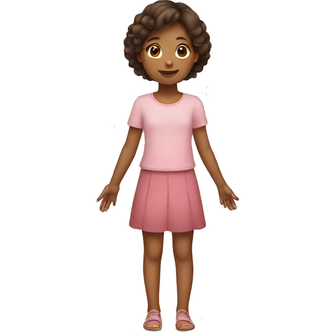 little girl holding hands  emoji