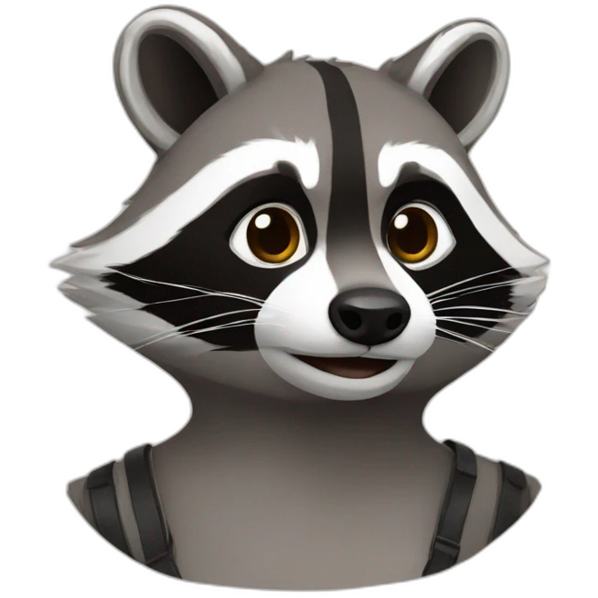 raccoon плачет emoji