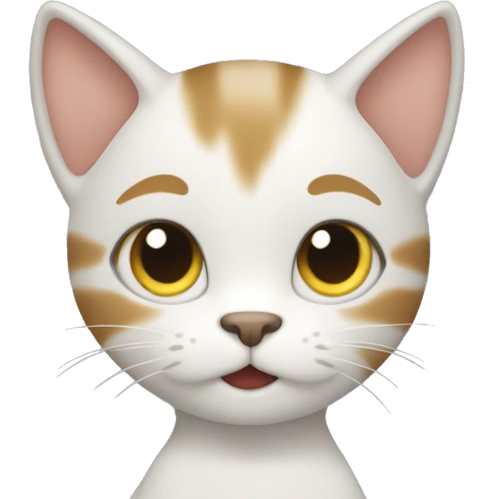 cat boy saying "hi" emoji