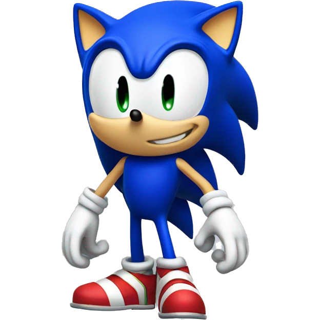 Sonic feliz emoji