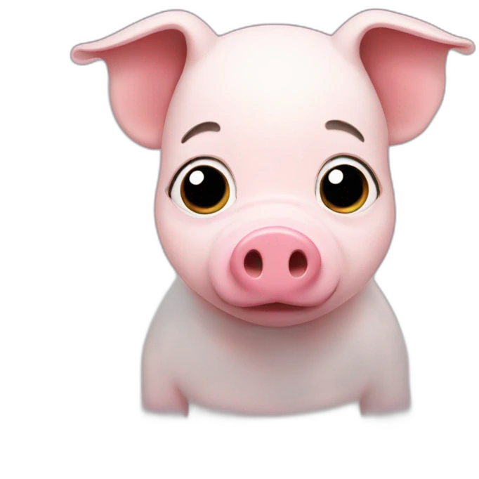 deaf + pig emoji
