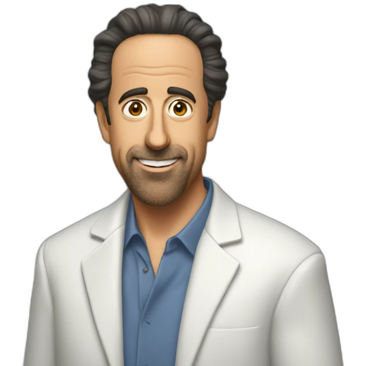 jerry seinfeld with full beard emoji