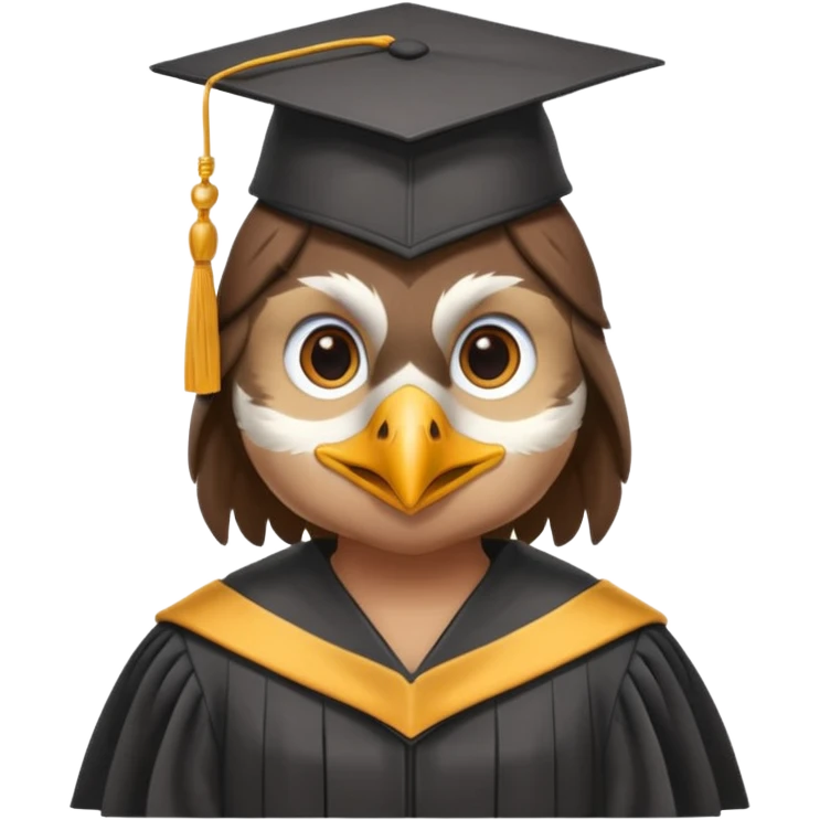 hawk graduate college emoji