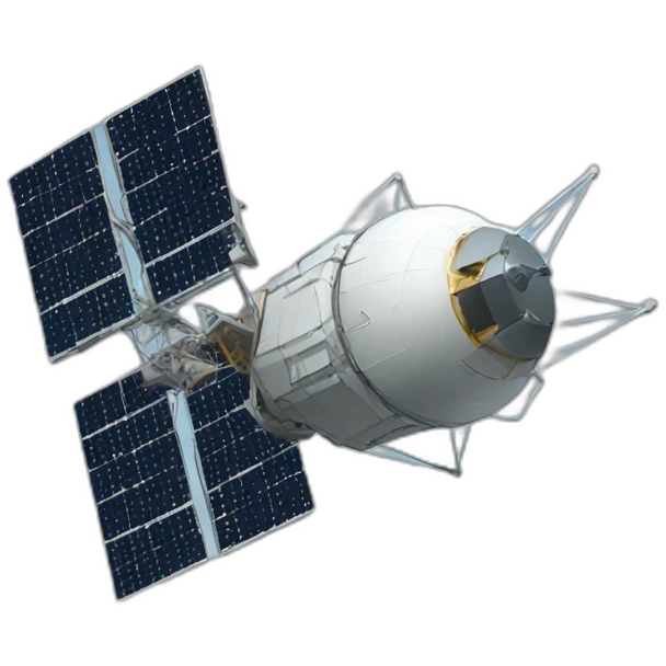 Satellite with wings emoji