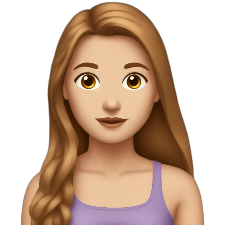 white-girl-with-long-brown-hair-wearing-crop-top emoji