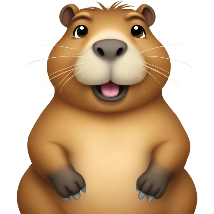 Farting capybara  emoji
