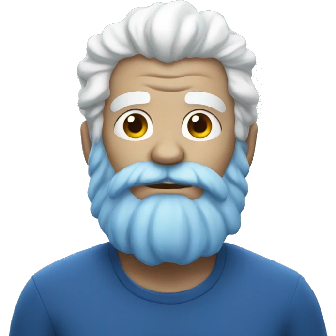 blue giant with white hair emoji