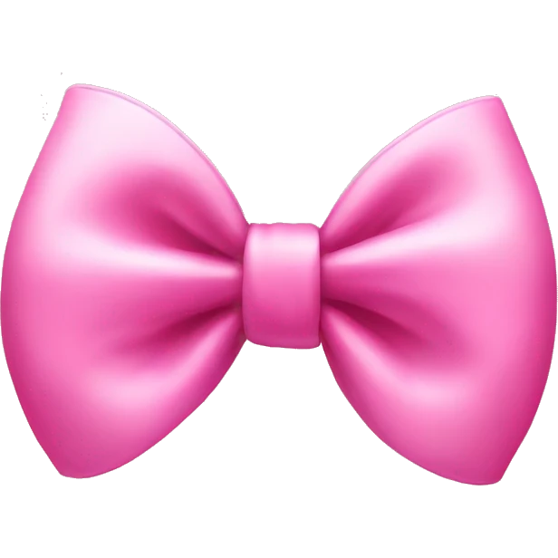 Pink bow emoji