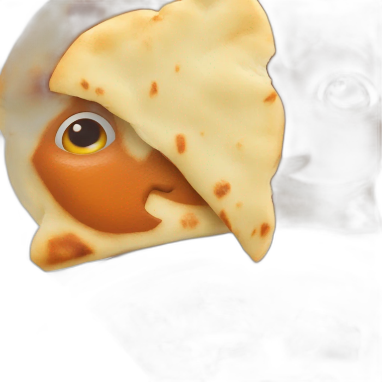 Butter chicken and naan emoji