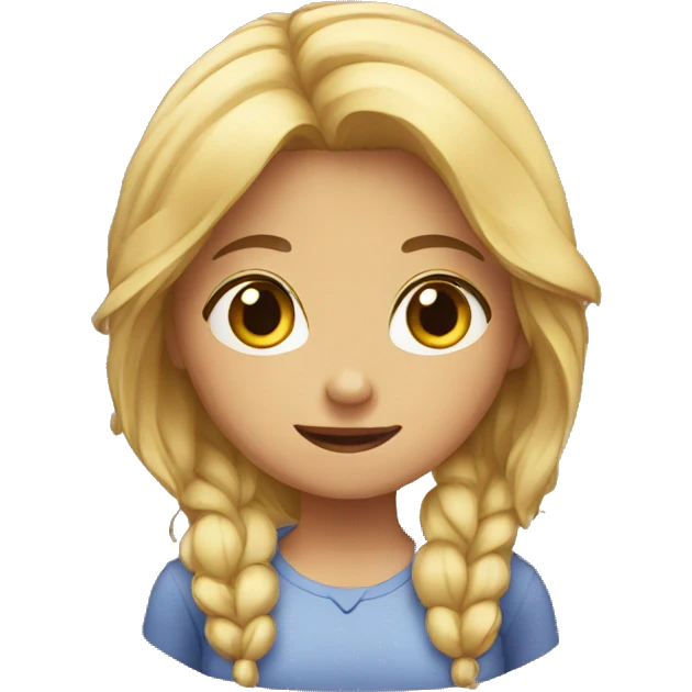 Girl talking emoji