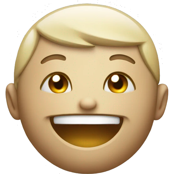 Smile head with a + sign on the side of the head emoji