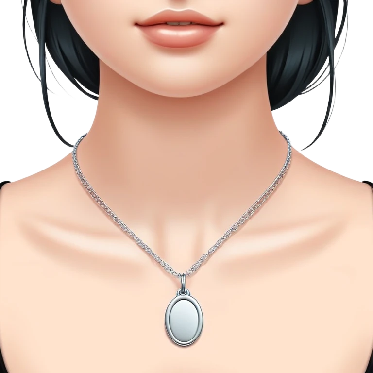 Tiffany oval tag choker necklace return to Tiffany emoji