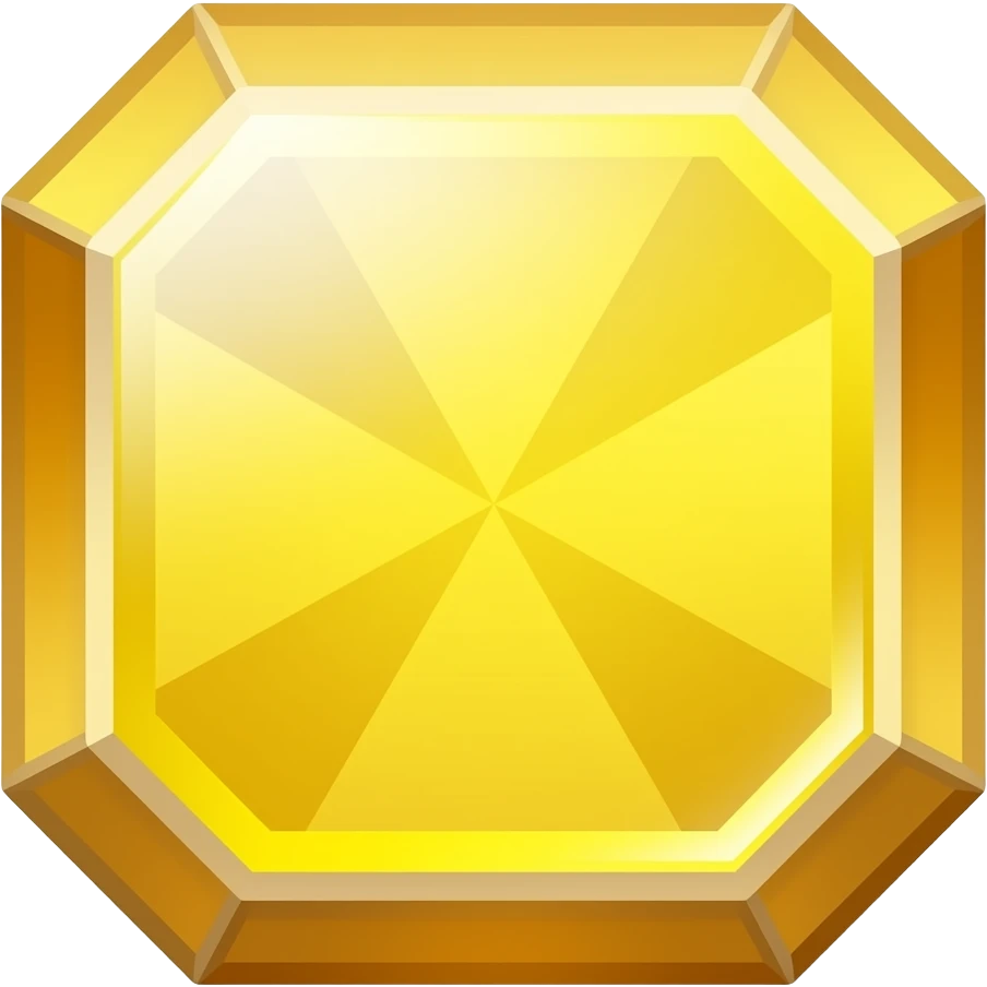 yellow crystal gem emoji