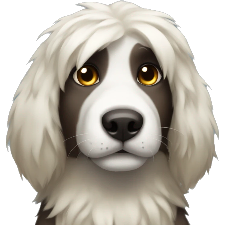 Anthro furry dog emoji