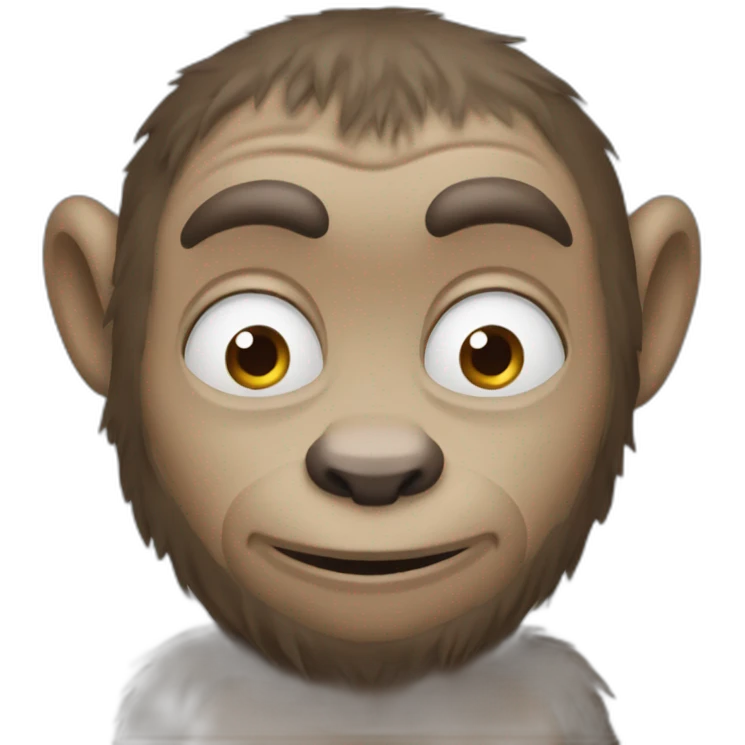 un Singe qui pète emoji