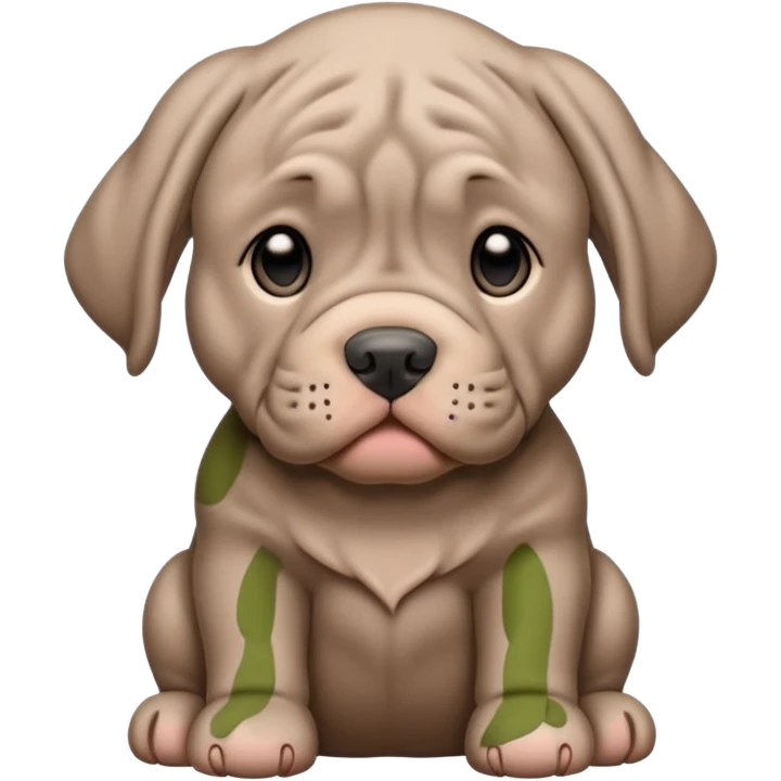 Neapolitan Mastiff cute emoji