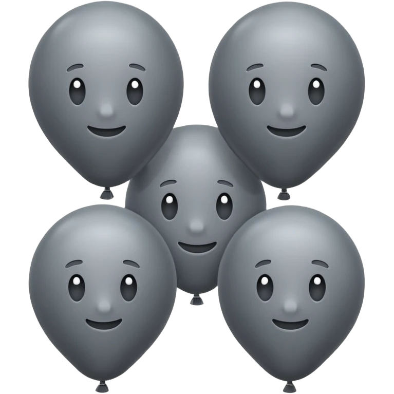 gray balloon emoji