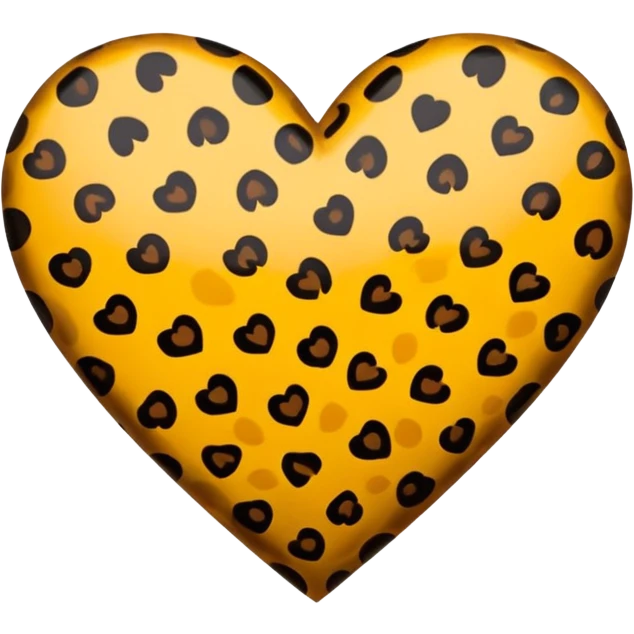 Cuore leopardato  emoji